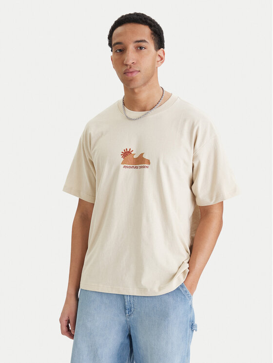 Billabong Billabong Tricou Shore Og EBYZT00496 Bej Regular Fit