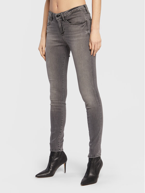 Guess Jeans Hlače Annette W2YA99 D4PZ2 Siva Skinny Fit