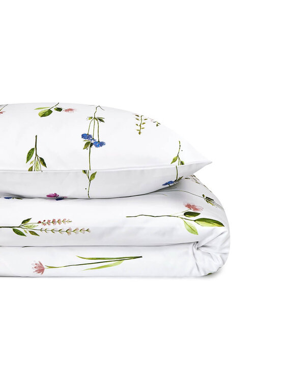 White pocket White pocket Komplet pościeli satynowa Biały