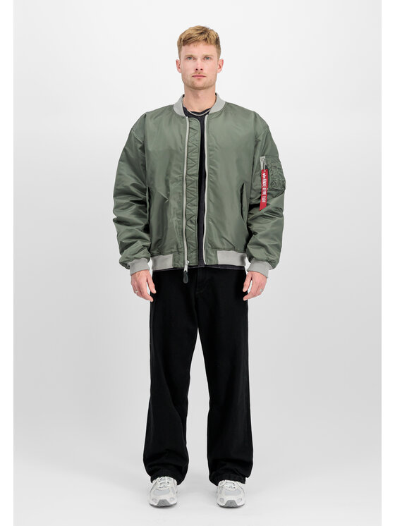 Alpha Industries Alpha Industries Kurtka bomber MA-1 CS Bomber Jacket Zielony Loose Fit