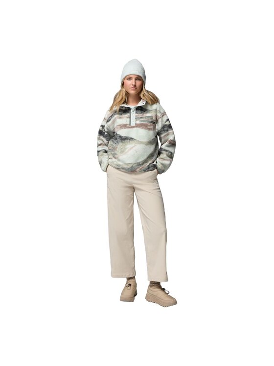 Columbia Columbia Polar Helvetia II Printed Cropped Half Snap Fleece 2098501342 Kolorowy Regular Fit