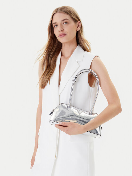 Guess Guess Ročna torba HWMY94 96080 Srebrna