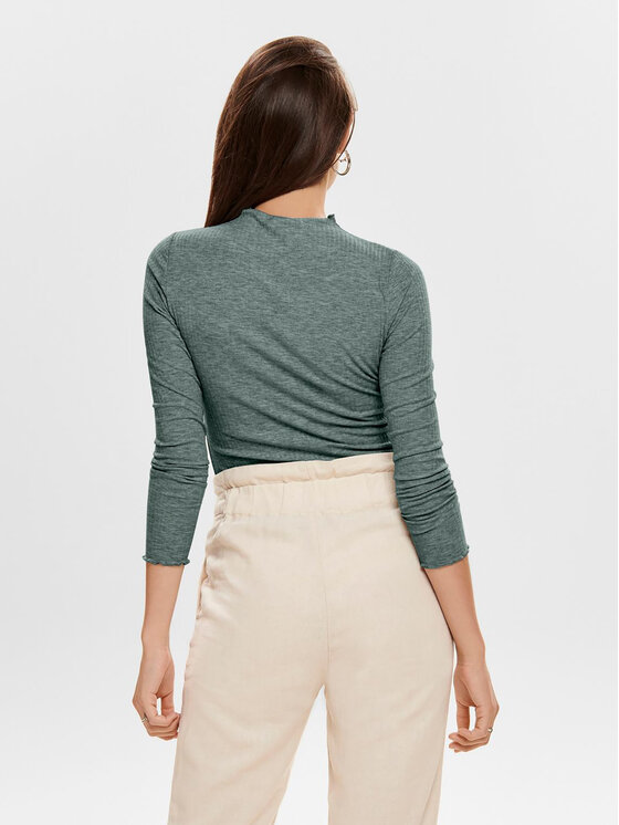 ONLY ONLY Majica Emma 15180040 Zelena Slim Fit