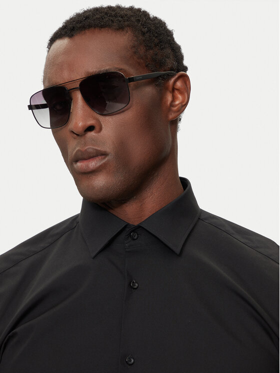HUGO Hugo Ing C-Jenno 50289499 Fekete Slim Fit