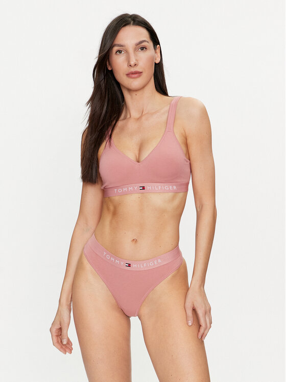 Tommy Hilfiger Tommy Hilfiger Kalhotky string UW0UW04146 Růžová