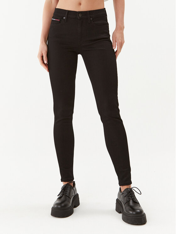 Tommy Jeans Tommy Jeans Traperice Nora DW0DW09216 Crna Skinny Fit