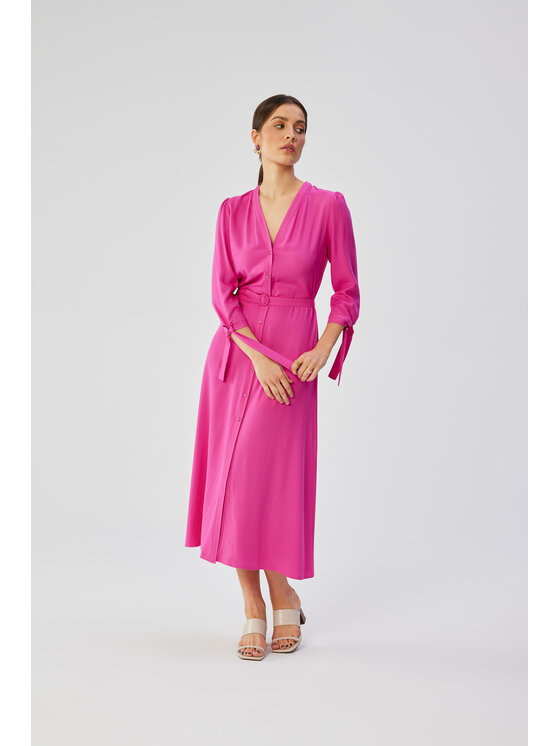 Stylove Stylove Letní šaty S365 Růžová Comfortable Fit