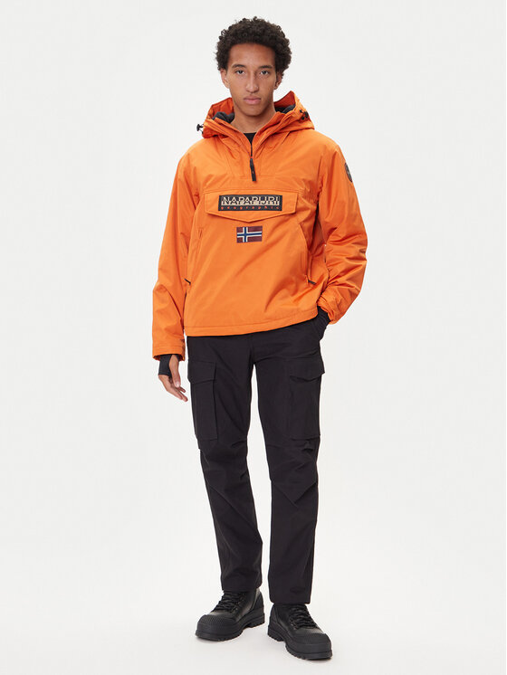 Napapijri Napapijri Kurtka anorak Rainforest Next NP0A4IB9 Pomarańczowy Regular Fit