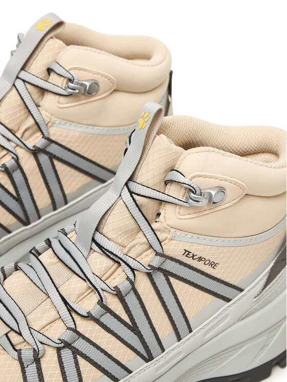 Jack Wolfskin Jack Wolfskin Трекінгові черевики Wild Hike Texapore Mid A65580 Écru
