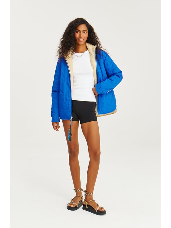 NAOKO NAOKO Prechodná bunda Poppy Retro Sky Tmavomodrá Regular Fit