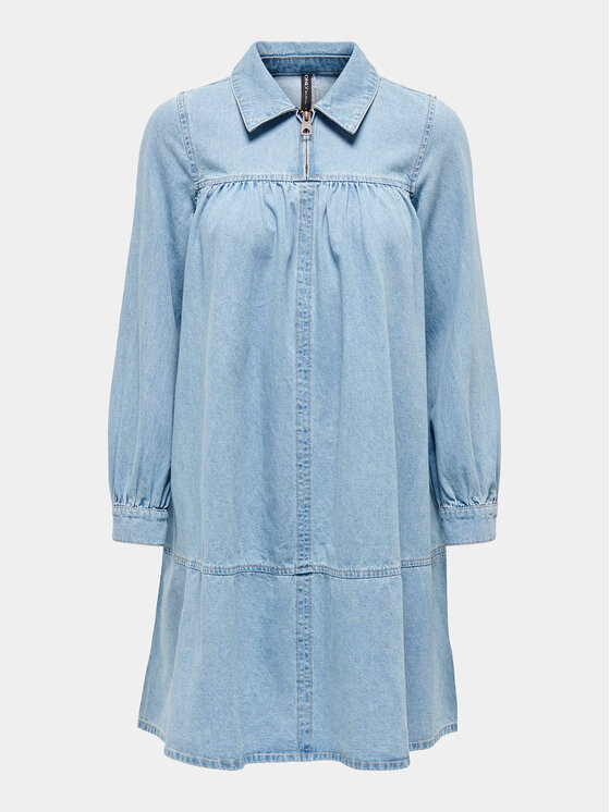 ONLY ONLY Jeans haljina Madden 15248963 Plava Loose Fit