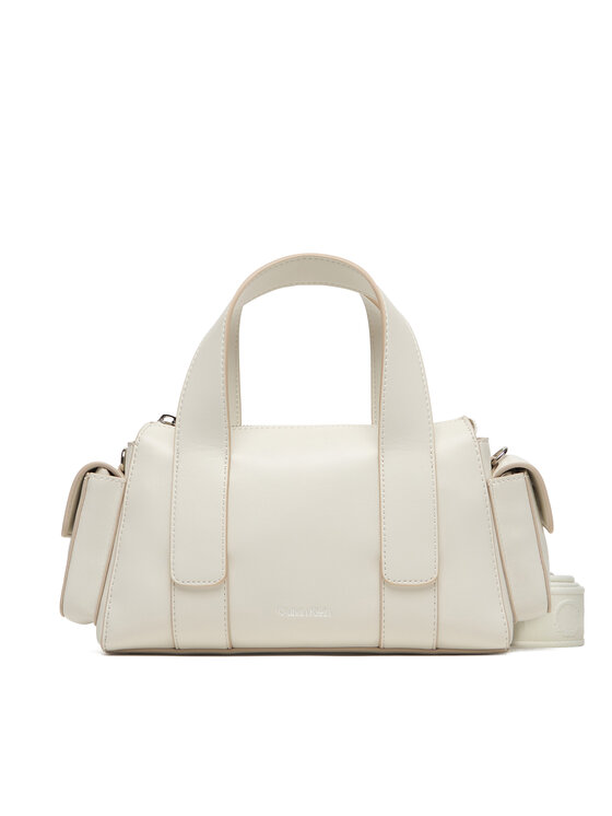Calvin Klein Calvin Klein Geantă Webbing Strap Pocket Bag LV04F3291G Alb