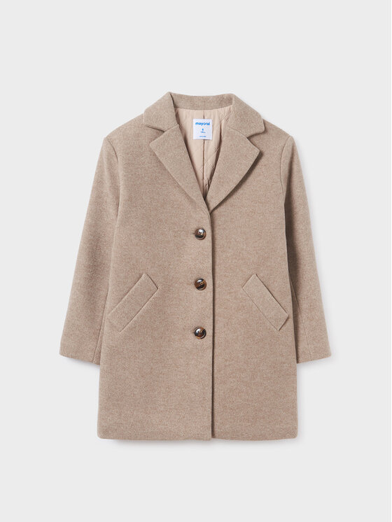 Mayoral Mayoral Cappotto di transizione 7.407 Marrone Regular Fit