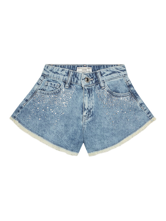 Guess Guess Džínové šortky J5GD42 D45E0 Růžová Regular Fit