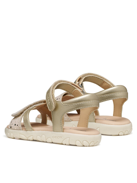 Geox Geox Сандали J Sandal Haiti Girl J658ZC 0NF07 C2012 D Златист