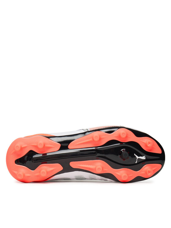Puma Puma Čevlji za nagomet King Match Fg/Ag Jr 108837 01 Bela