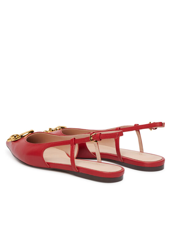 Coccinelle Coccinelle Baleriny C-Me Smooth E4 SB3 21 02 01 Czerwony