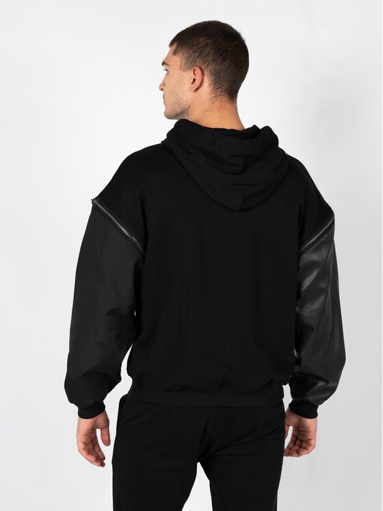 Les Hommes Les Hommes Μπλούζα LBH1000700F Μαύρο Regular Fit