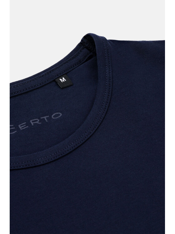 Lancerto Lancerto T-Shirt Steph TS073123000005 Granatowy Regular Fit