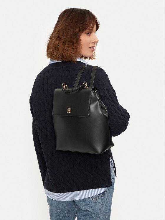 Tommy Hilfiger Tommy Hilfiger Σακίδιο AW0AW15722 Μαύρο