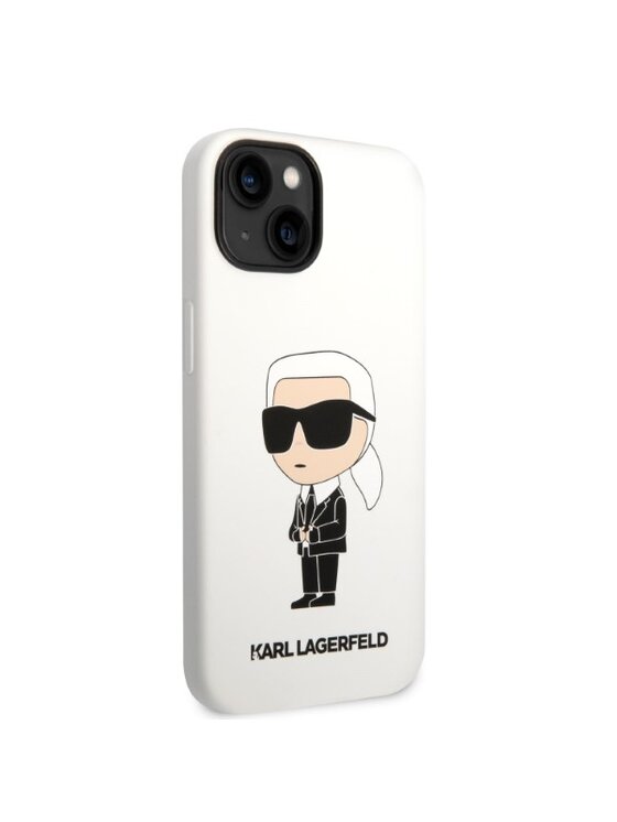 KARL LAGERFELD KARL LAGERFELD Etui na telefon iPhone 14 Plus Biały