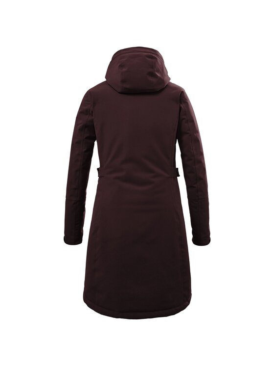 KILLTEC KILLTEC Kurtka zimowa 37726/447 Bordowy Regular Fit
