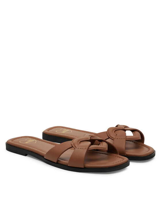 LOVE MOSCHINO LOVE MOSCHINO Šlepetės JA28092G1MIA0201 Ruda