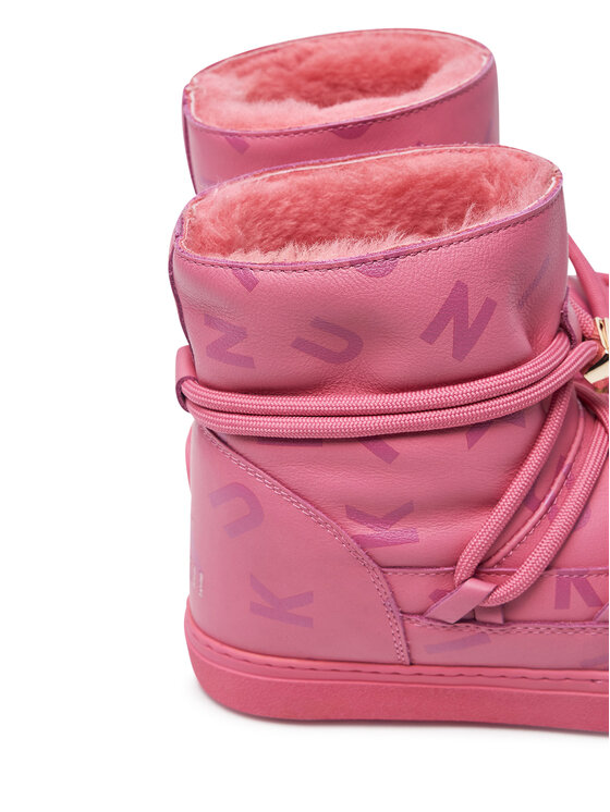 Inuikii Inuikii Sniego batai Full Leather Print 65202-088 Rožinė