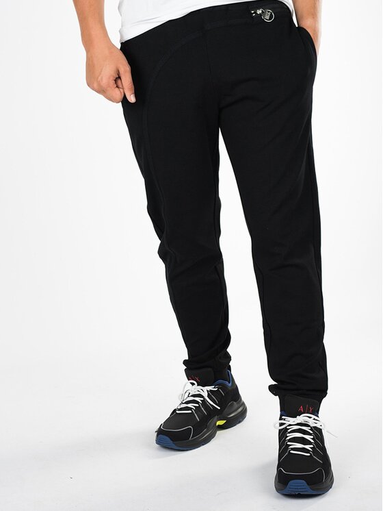 Bikkembergs Bikkembergs Παντελόνι υφασμάτινο A 1 02B HM E B072 Μαύρο Regular Fit