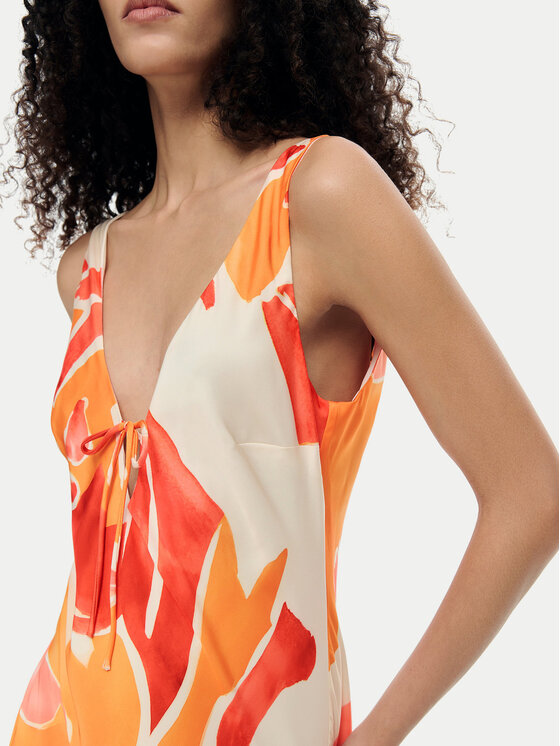 Desigual Desigual Літня сукня Delilah 26SWVW44 Оранжевий Regular Fit