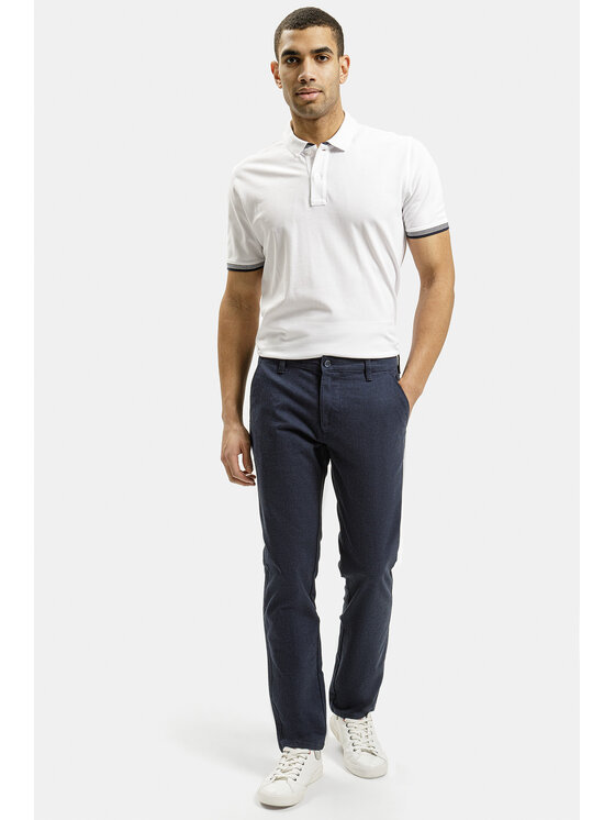 Cross Jeans Cross Jeans T-Shirt 16070-008 Biały Regular Fit