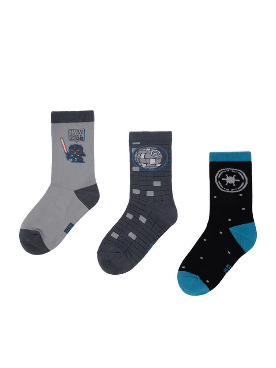Star Wars Șosete lungi CEO-ACCCS-AW26-227SW(3-PACK) Gri