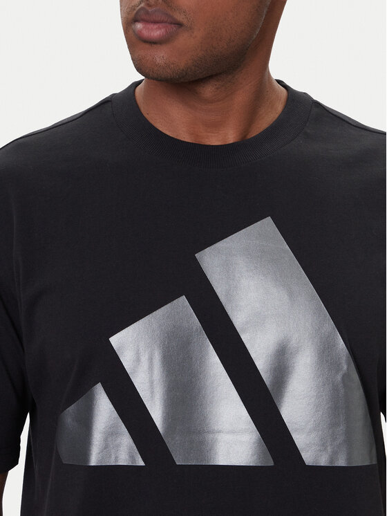 adidas adidas T-krekls JM1709 Melns Loose Fit