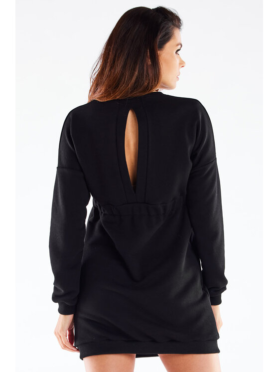 Infinite You Infinite You Úpletové šaty M271 Černá Basic Fit