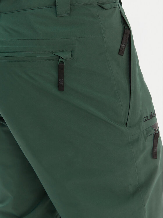 Quiksilver Quiksilver Snowboardové nohavice Forever Stretch EQYTP03238 Zelená Modern Fit