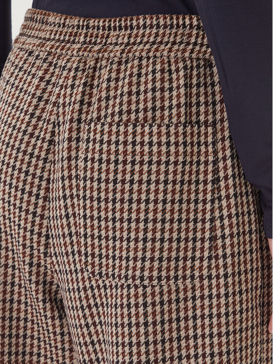 Weekend Max Mara Weekend Max Mara Штани з тканини Ebe 2525136052 Бежевий Wide Leg