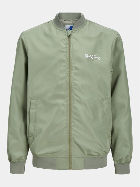 Jack & Jones Junior Jack & Jones Junior Bunda bomber Oliver 12249437 Zelená Regular Fit