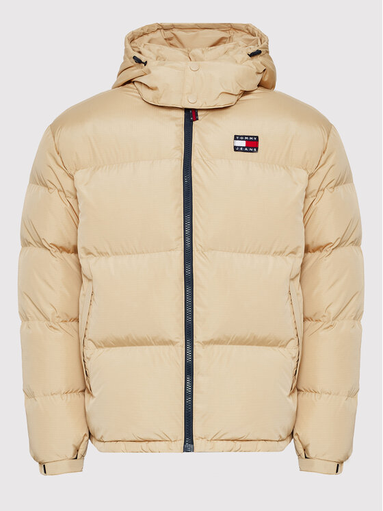 Tommy Jeans Tommy Jeans Pūkinė striukė Alaska DM0DM15445 Smėlio Regular Fit