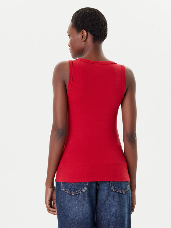 HUGO HUGO Felső Datamia 50514489 Piros Slim Fit
