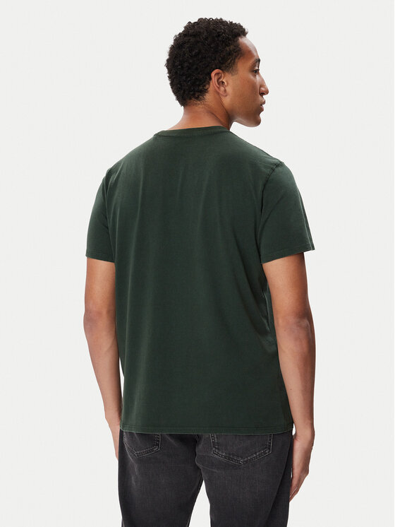 Guess Guess T-Shirt M6BI73 K6674 Tmavě zelená Regular Fit