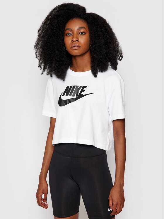 Nike T-krekls Sportswear Essential BV6175 Balts Loose Fit