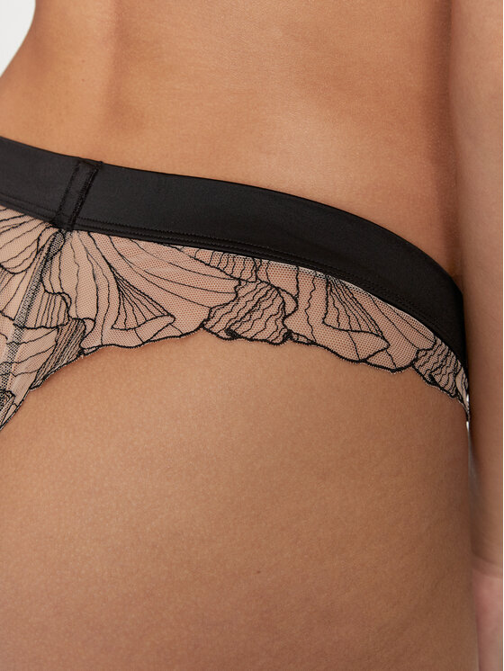 Chantelle Chantelle Kalhotky string Tattoo Love C22DG0 Černá