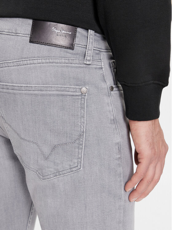 Pepe Jeans Pepe Jeans Jeansy PM207388 Szary Slim Fit