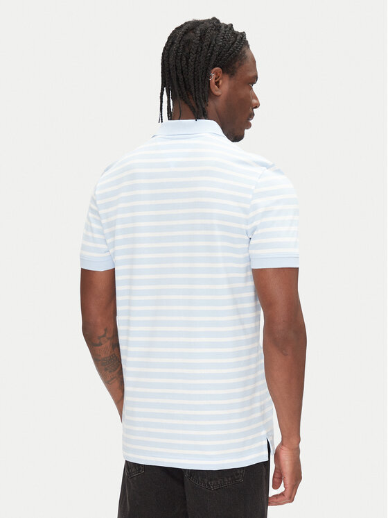 Tommy Jeans Tommy Jeans Polo DM0DM20676 Błękitny Slim Fit