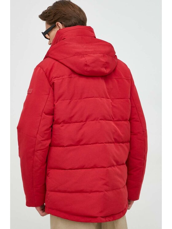 Wrangler Wrangler Kurtka zimowa THE BODYGUARD Czerwony Regular Fit
