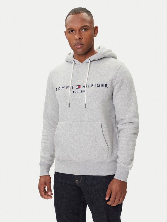 Tommy Hilfiger Tommy Hilfiger Bluză Core Logo MW0MW10752 Gri Regular Fit