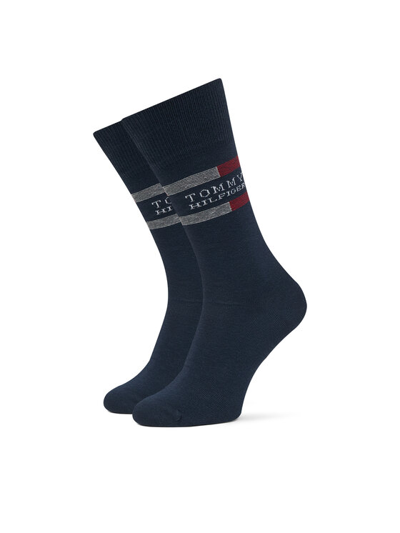 Tommy Hilfiger Tommy Hilfiger Довгі шкарпетки 701235376 Cиній