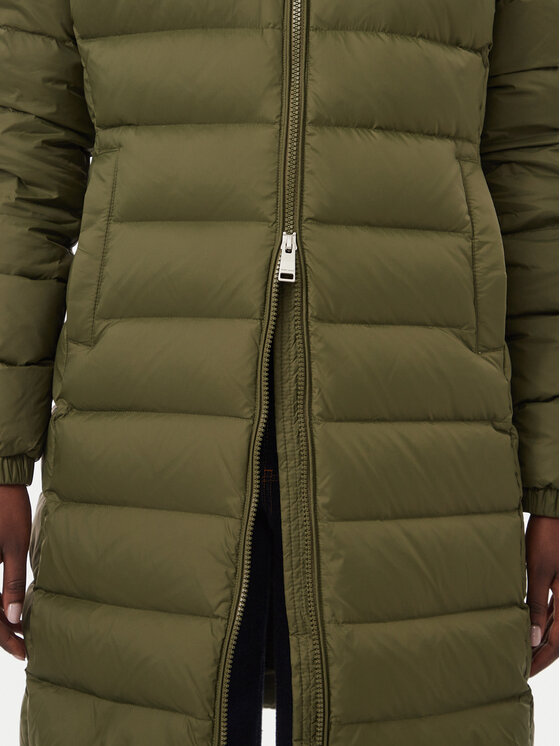 Tommy Jeans Tommy Jeans Пухено яке Essential DW0DW18864 Тъмнозелен Slim Fit