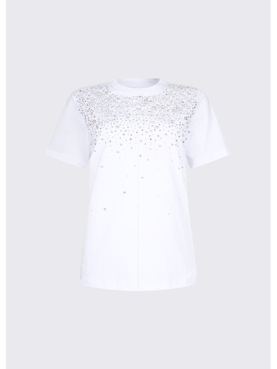 Liu Jo Liu Jo T-Shirt CA6193J386811111 Biały Regular Fit