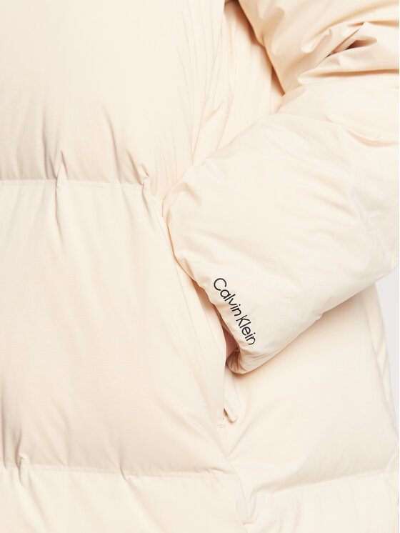 Calvin Klein Calvin Klein Kurtka puchowa Seamless Lofty K20K204691 Écru Regular Fit